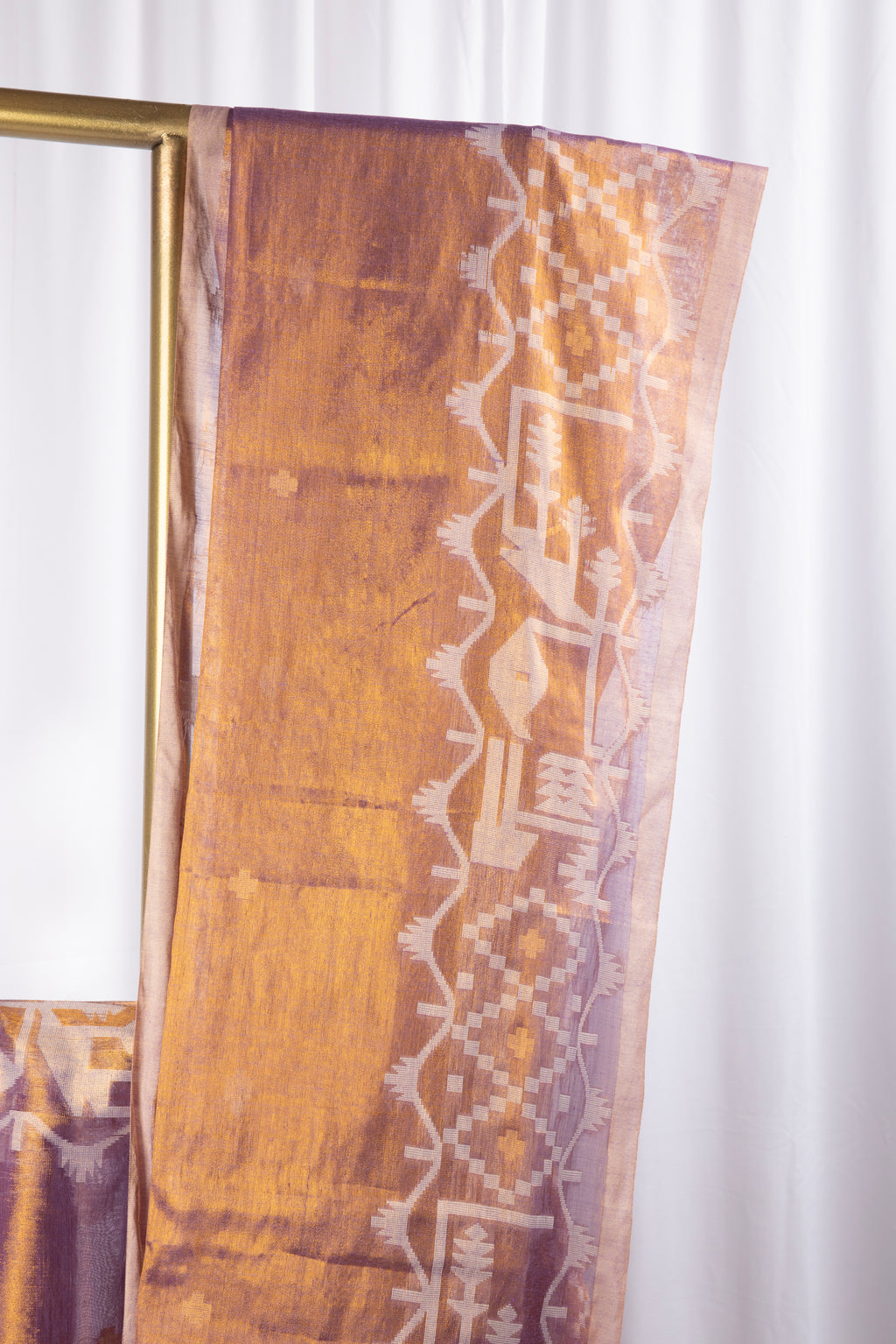 Lavender & Gold Cotton tissue
