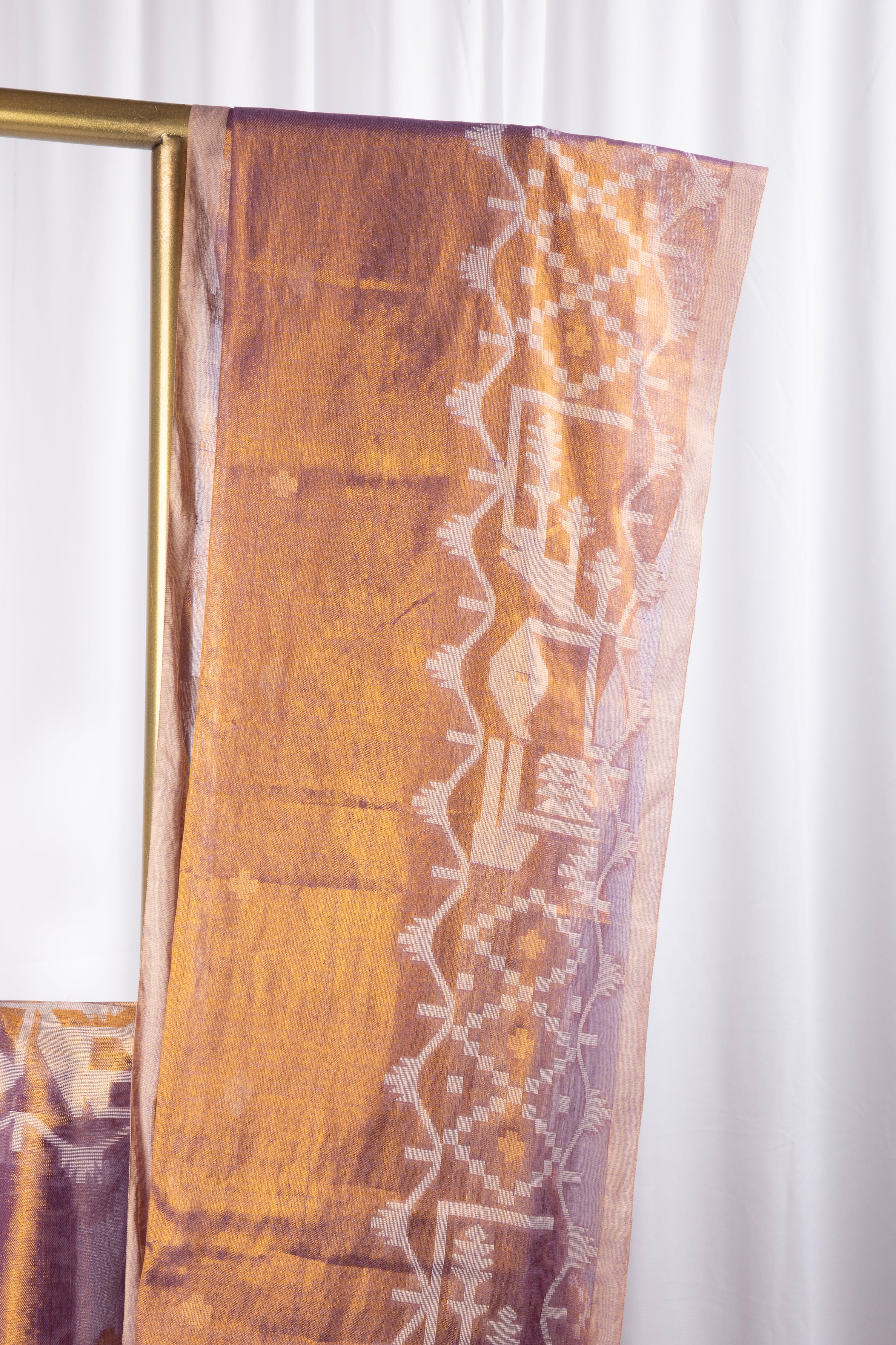 Lavender & Gold Cotton tissue