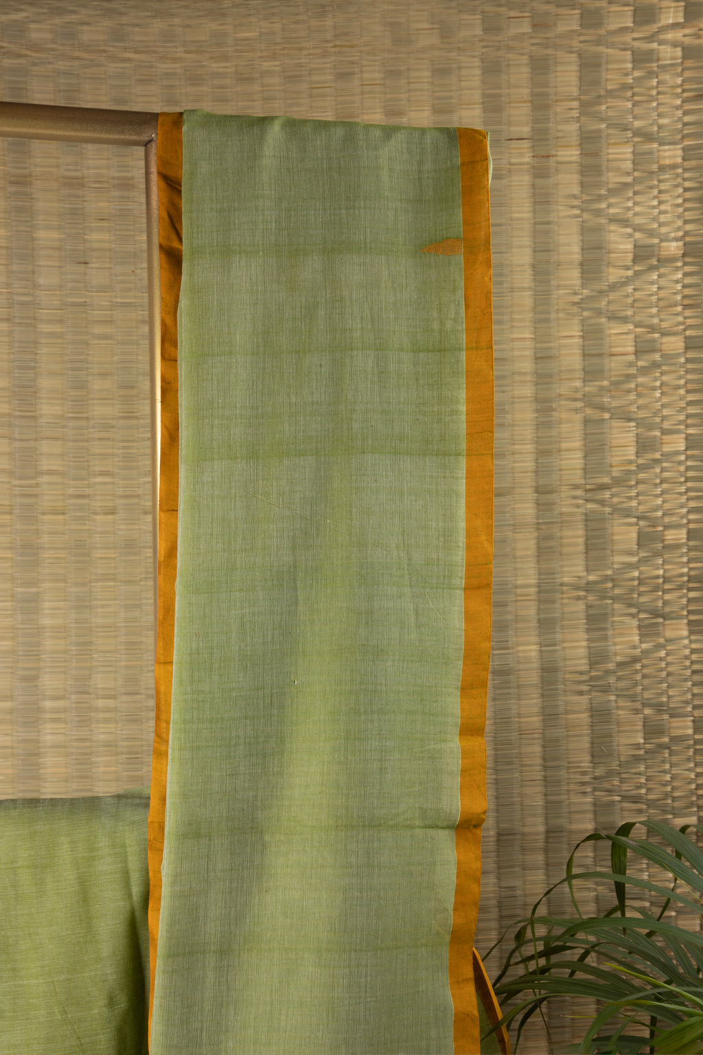 Light green handloom cotton saree