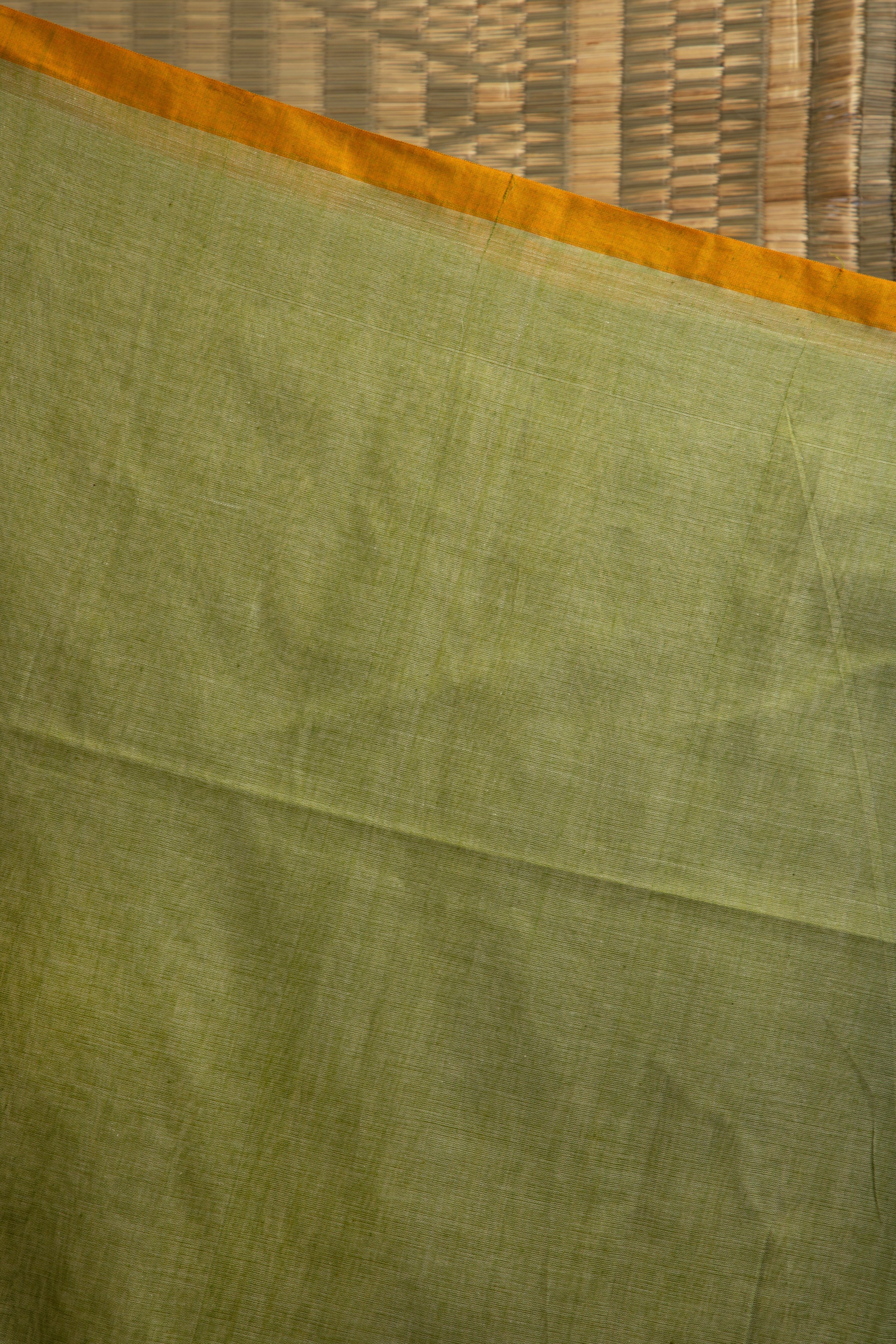 Light green handloom cotton saree