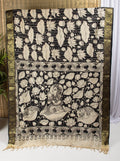 Mangalgiri silk pen kalamkari saree