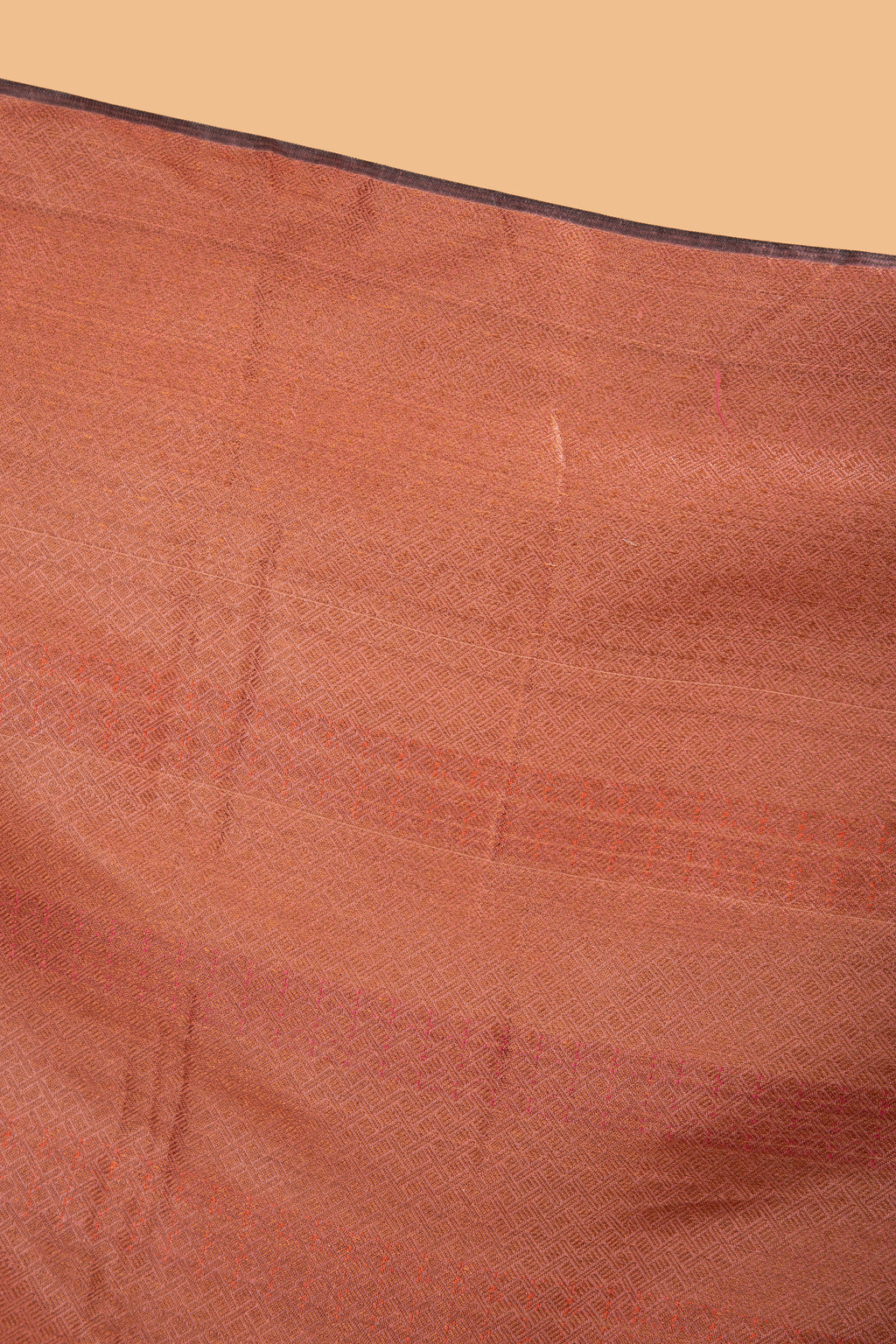 Pink floral design cotton saree