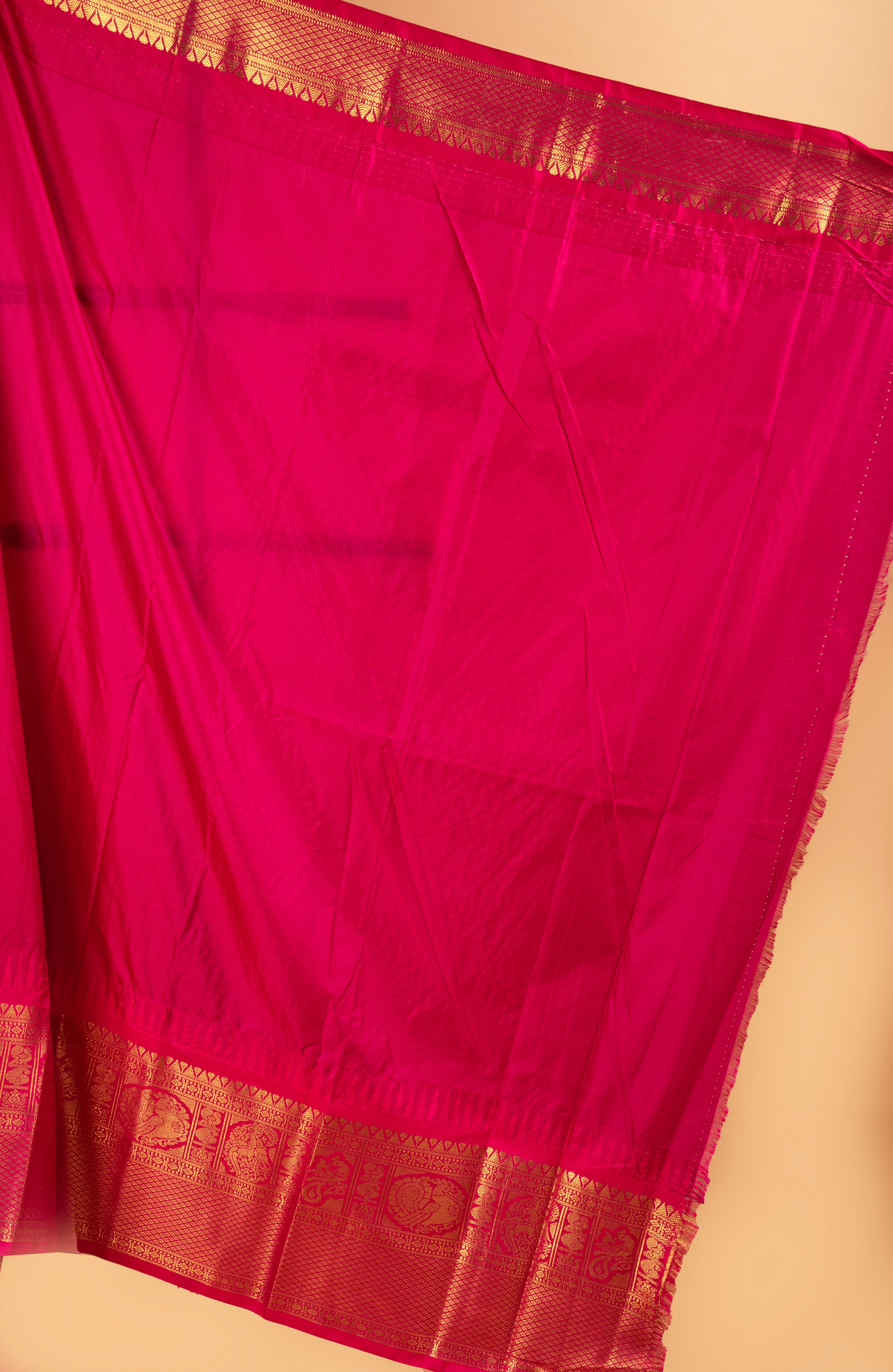 Purple and pink checks gadwal